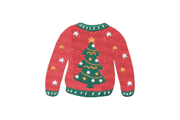 A Cozy Christmas Tree Sweater Embroidery Design Review