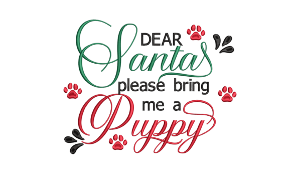A Sweet Christmas Embroidery Design for Boutique Apparel