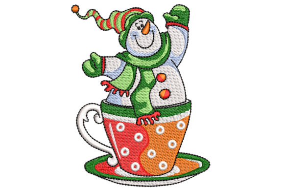Charming A Cup of Snowman for Festive Gifts