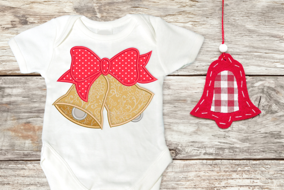 Christmas Bells with Bow Applique Embroidery Review