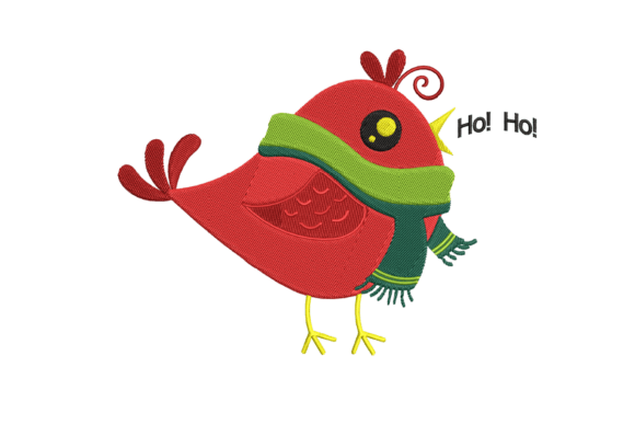 Christmas Bird Embroidery Design: A Designer's Review for Boutique Apparel