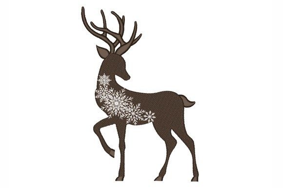 Christmas Deer: A Designer's Review for Business Embroidery