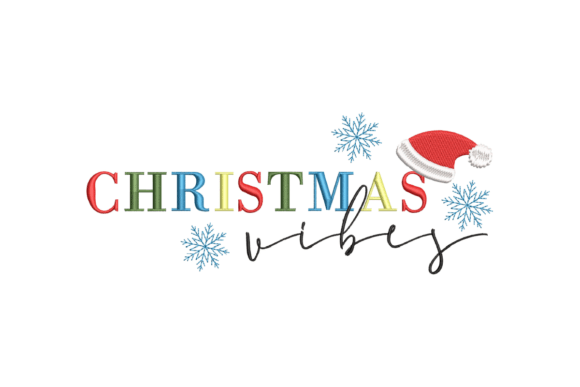 Christmas Vibes Embroidery Design: A Designer's Perspective