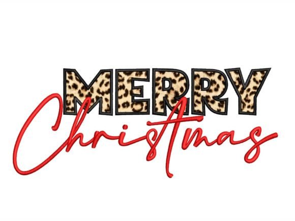 Craft Fair Review: Merry Christmas Applique Embroidery Design