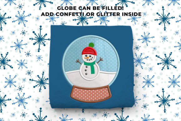 Fillable Snowman Snow Globe Applique: A Professional's Review
