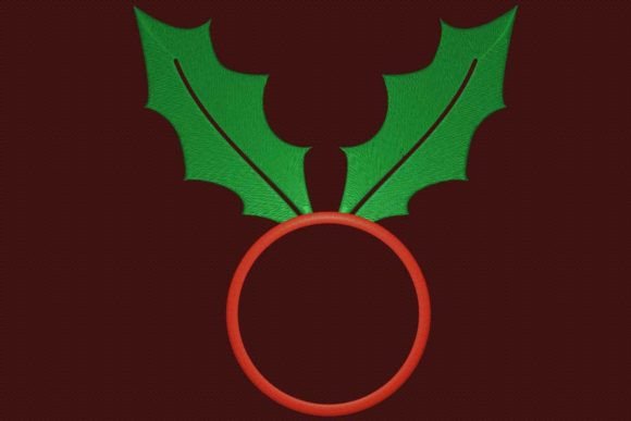Mistletoe Monogram: A Cozy, Classic Embroidery Design for Holiday Projects