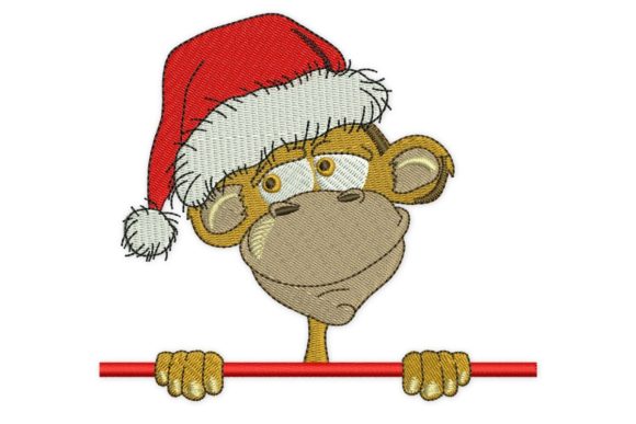 Review: Santa Monkey Embroidery Design for Real Projects