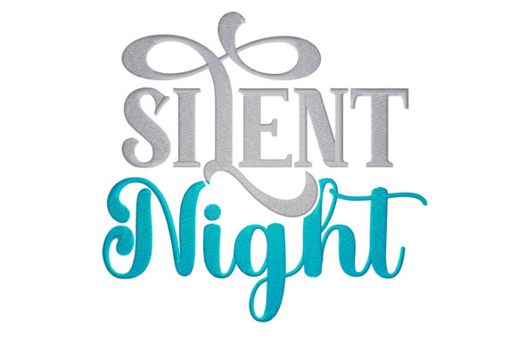 Silent Night: A Versatile Embroidery Design for Brands